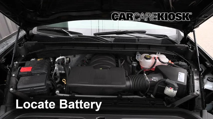 2019 GMC Sierra 1500 5.3L V8 Crew Cab Pickup Battery Replace